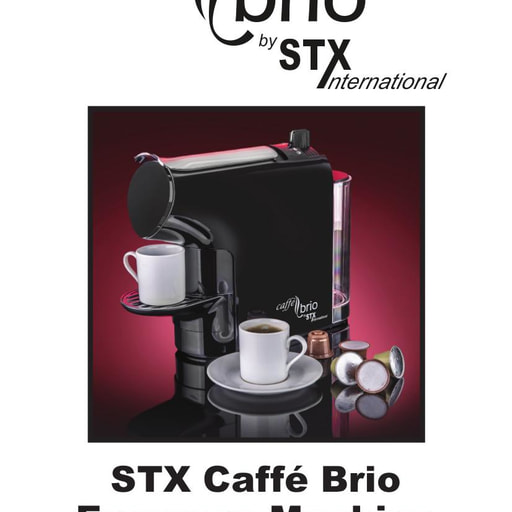 STXCaffeBrioEspressoMachineInstructions