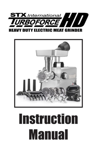 STX Turboforce Heavy Duty 3500 Series Instructions