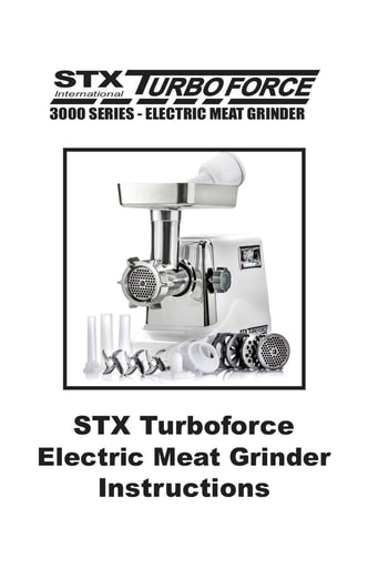 STX Turboforce 3000 Series Instructions